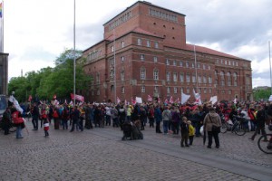 Streikdemo Sozialberufe Rathausplatz